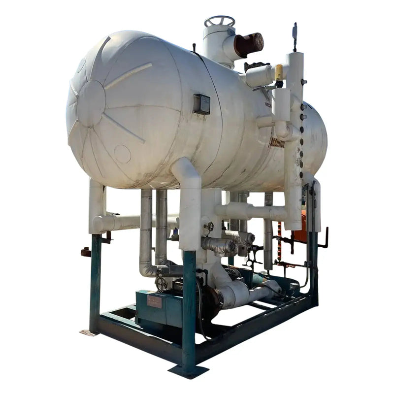 Recirculador de amoníaco horizontal RVS (60 x 132 pulgadas, 2105 galones)