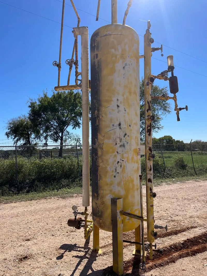 Receptor de amoníaco vertical RVS (36 x 120 pulgadas, 635 galones)