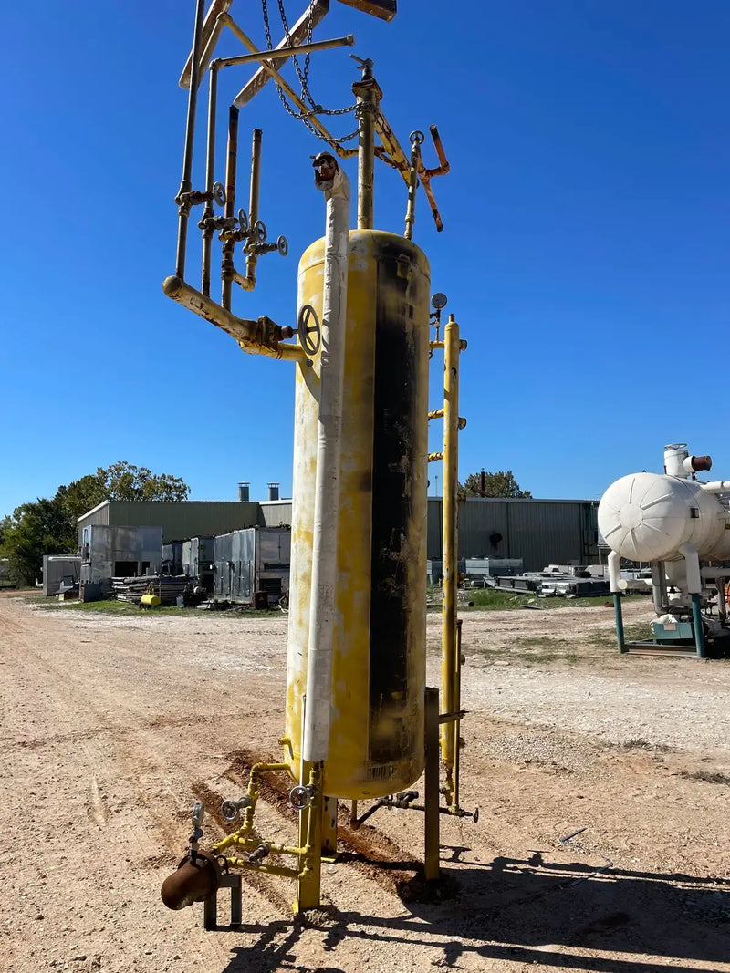 Receptor de amoníaco vertical RVS (36 x 120 pulgadas, 635 galones)