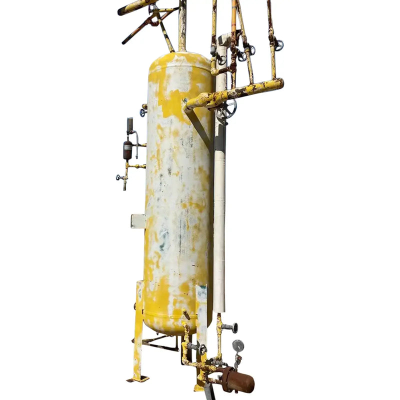 Receptor de amoníaco vertical RVS (36 x 120 pulgadas, 635 galones)