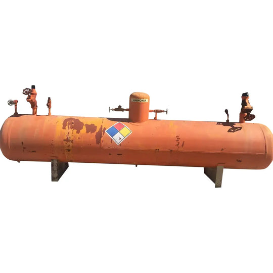 E.L Nickell 46034 Horizontal Ammonia Receiver ( 31in. X 166in. 507 Gallons)