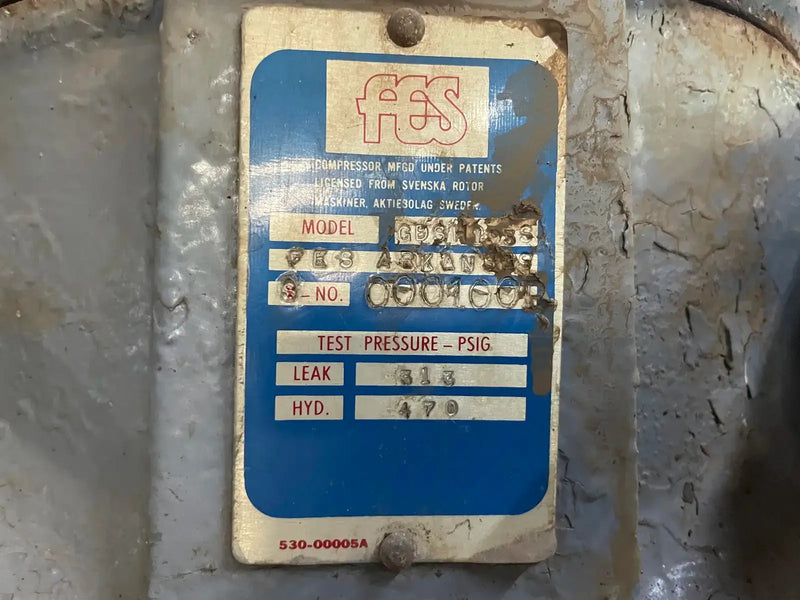 Frick Rotary Screw Compressor Package (Frick tDSH193S)