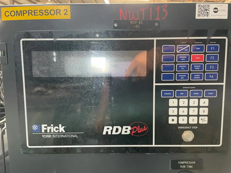 Frick RDB-II-134 Rotary Screw Compressor Package (Frick TDSL193L)