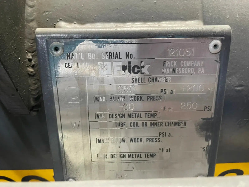 Frick RDB-II-134 Rotary Screw Compressor Package (Frick TDSL193L)