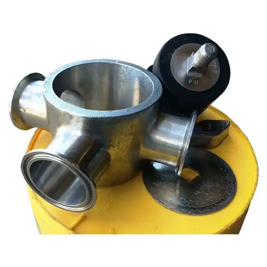 Válvulas sanitarias de tapón de 3 vías - 2 pulg.