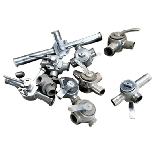 Válvulas sanitarias de tapón de 3 vías - 3 pulg.