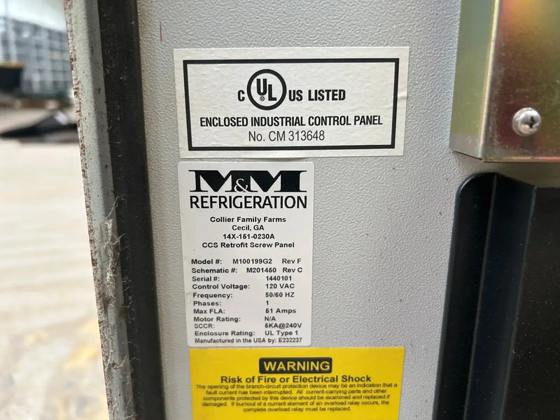 M&M CCS Retrofit Screw Compressor Micro Control Panel
