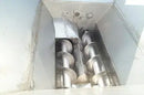 Stainless Steel Screw Auger Conveyor with Hopper- 66 Cu. Ft.