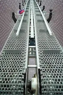 Orics Infeed Dual Belt Cleated Conveyor