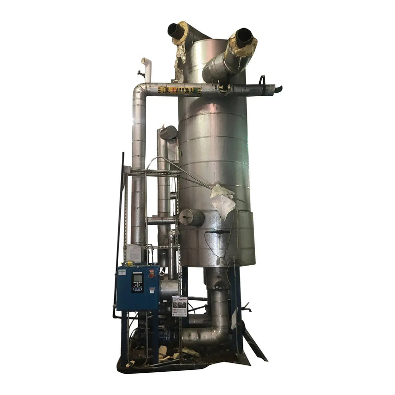 Recirculador de amoníaco vertical RVS (42 pulg. x 144 pulg., 1031 galones. (2) bombas de 3,4 HP.)