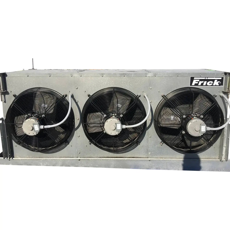 Serpentín evaporador de amoníaco Frick SCS 364TH RH2 - 11.4375 TR 3 ventiladores (temperatura baja/media)