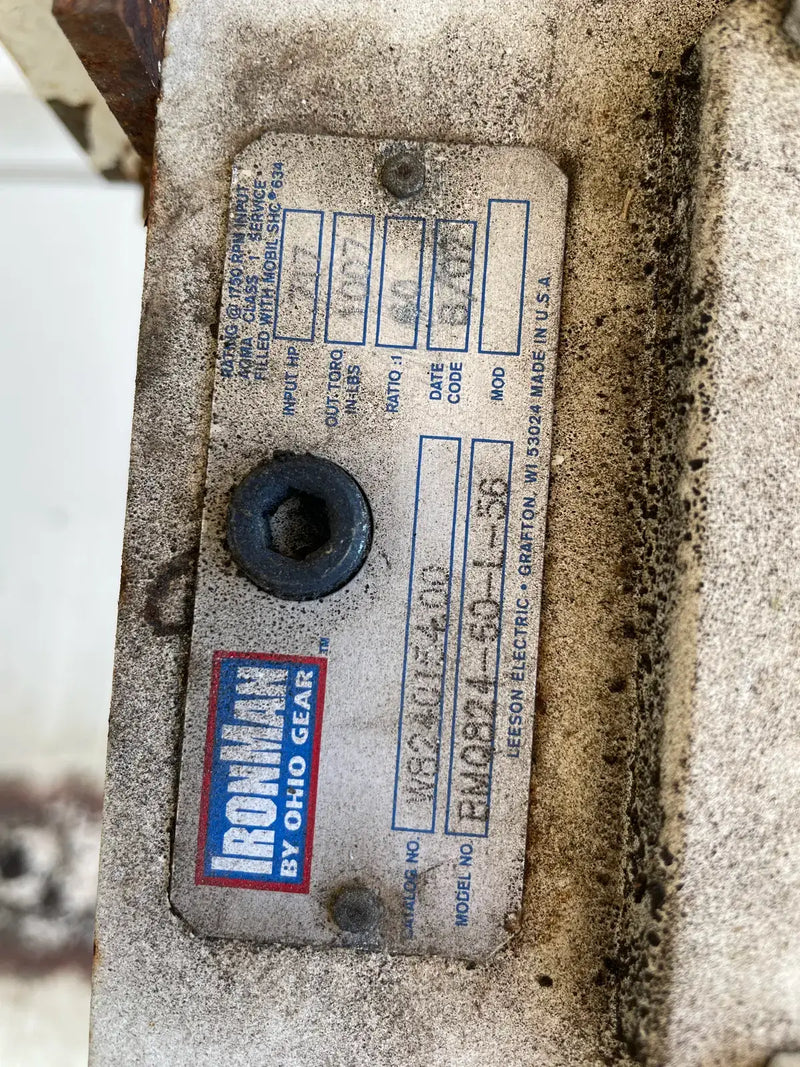 Silo de harina Shick Tube-Veyor 60 40 12-0X48-0