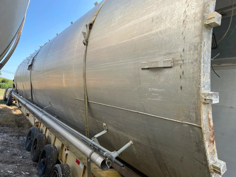 Tanque de aluminio para silo de azúcar 45 toneladas/1660 Cu. Pie