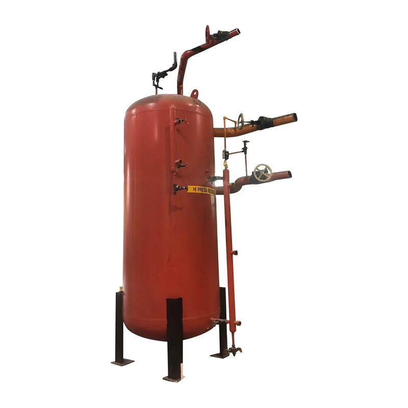 Receptor vertical de amoníaco RVS (55 pulgadas x 216 pulgadas galones)