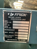 Paquete de compresor de tornillo rotativo Frick RWB-II-134 (Frick TDSH193L, 100 HP 460 V, panel de control Logix UL)