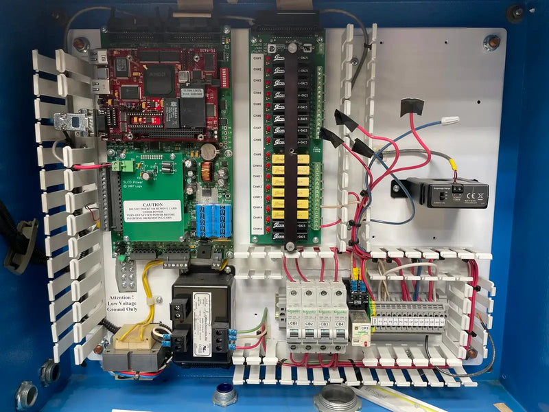 Paquete de compresor de tornillo rotativo Frick RWB-II-100 (Frick TDSH193S, 200 HP 460 V, panel de control Logix UL)