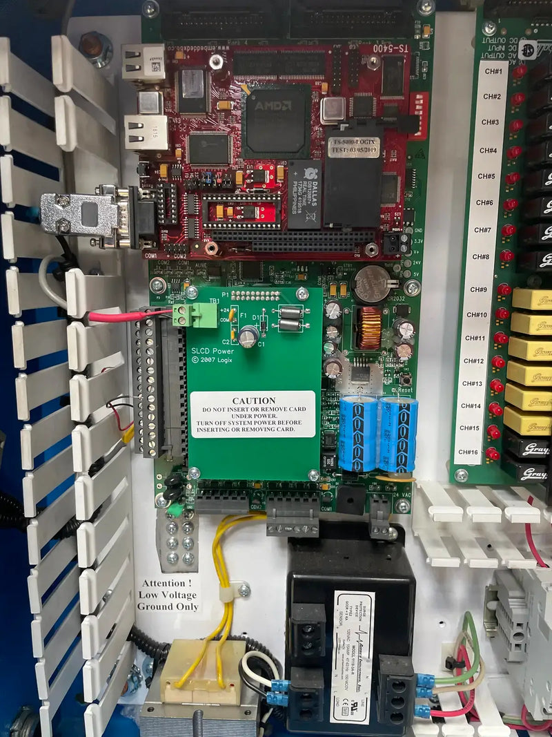 Paquete de compresor de tornillo rotativo Frick RWB-II-100 (Frick TDSH193S, 200 HP 460 V, panel de control Logix UL)