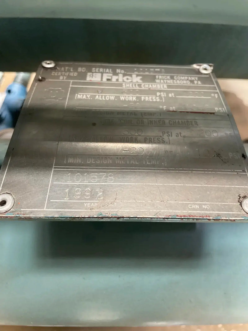 Paquete de compresor de tornillo rotativo Frick RWB-II-100 (Frick TDSH193S, 200 HP 460 V, panel de control Logix UL)