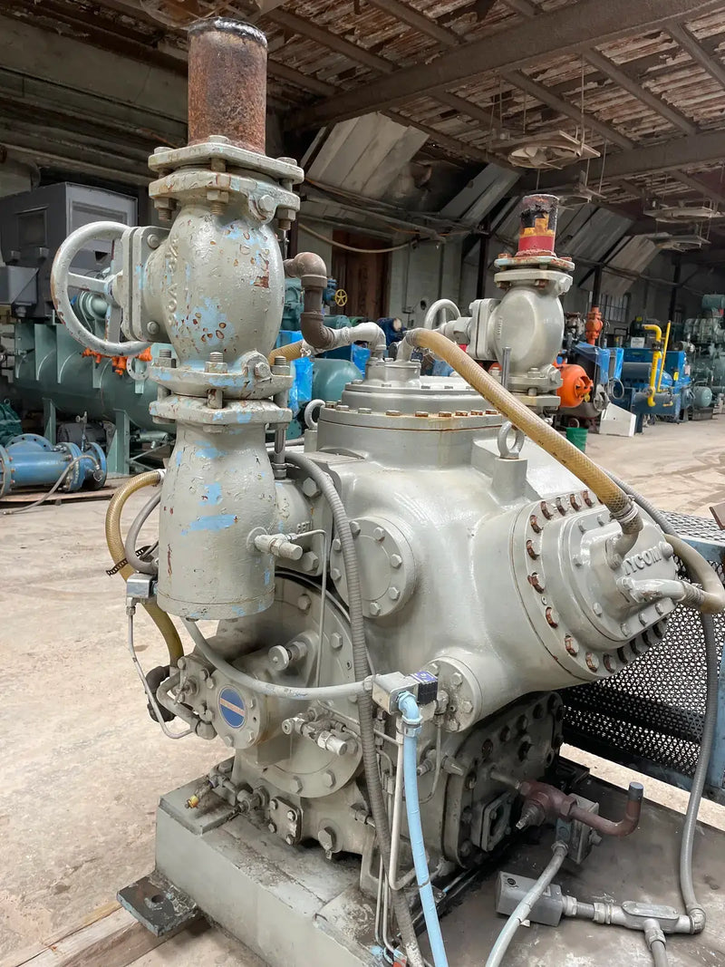 Mycom UN6WB 6-Cylinder Reciprocating Compressor Package (100 HP 230/460 V, Belt Driven)