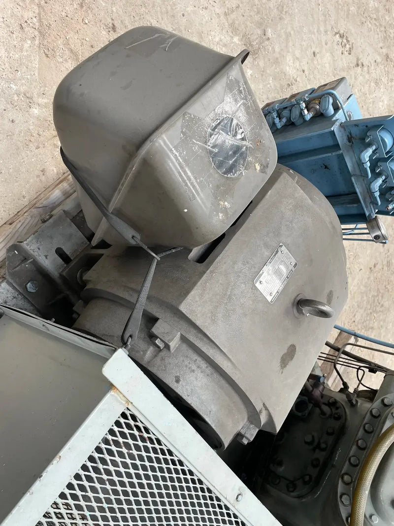 Mycom UN6WB 6-Cylinder Reciprocating Compressor Package (100 HP 230/460 V, Belt Driven)