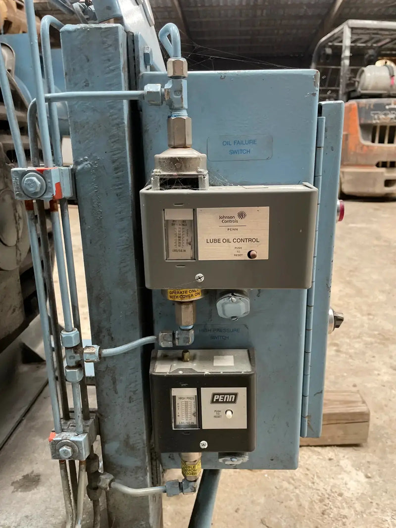 Mycom UN6WB 6-Cylinder Reciprocating Compressor Package (100 HP 230/460 V, Belt Driven)