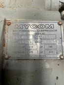 Paquete de compresor alternativo de 6 cilindros Mycom UN6WB (100 HP, 230/460 V, accionado por correa)