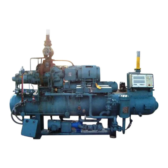 Frick RWB-II-60 Rotary Screw Compressor Package (Frick TDSH163S, 50 HP 230/460 V, Frick Micro Control Panel)