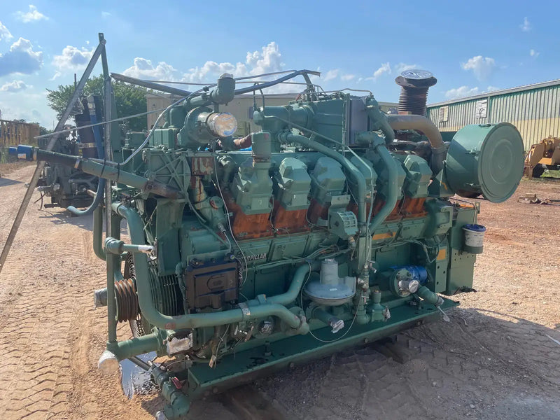 Motor industrial de gas natural CAT 3512 (780 HP)