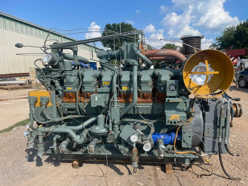 Motor industrial de gas natural CAT 3512 (780 HP)