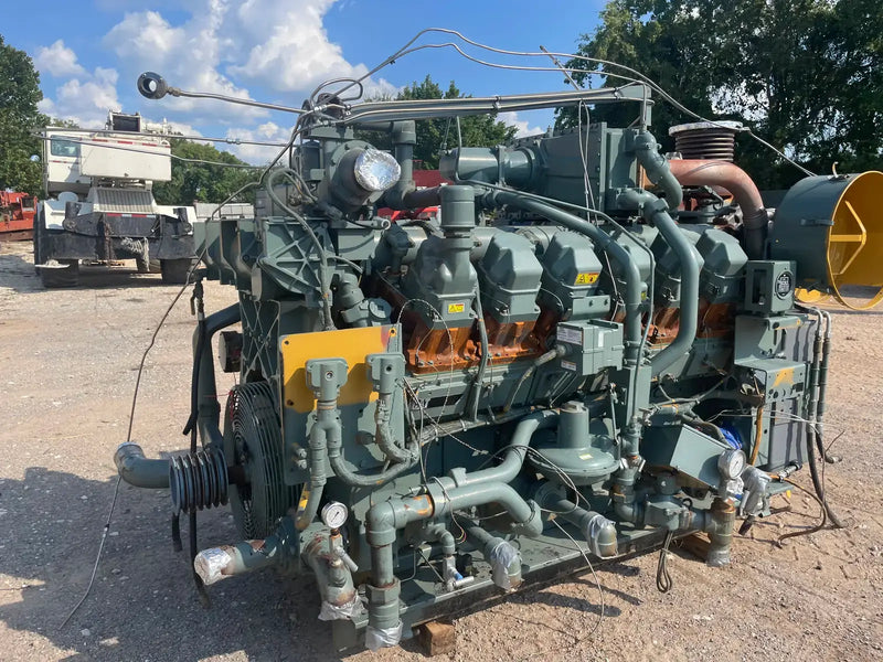 Motor industrial de gas natural CAT 3512 (780 HP)