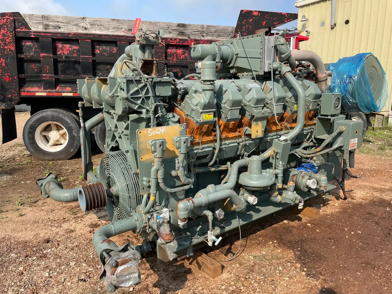 Motor industrial de gas natural CAT 3512 (780 HP)
