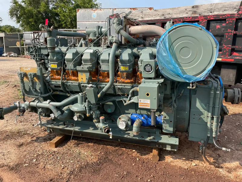 Motor industrial de gas natural CAT 3512 (780 HP)
