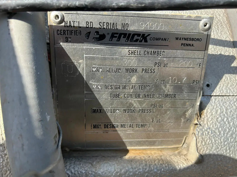 Frick RWB-II-177 Rotary Screw Compressor Package (Frick TDSH233S, 500 HP 4000 V)