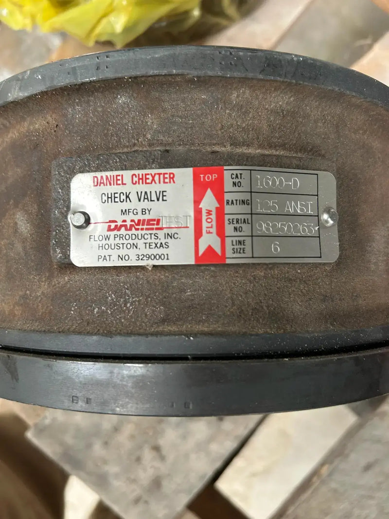 Daniel Chexter 1600-D Check Valve (6 inch)