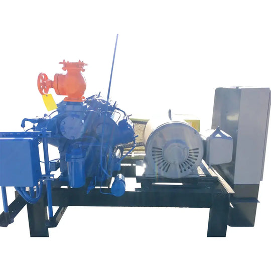 Paquete de compresor alternativo Vilter 458 de 8 cilindros (1-150 HP 460 V, accionado por correa)