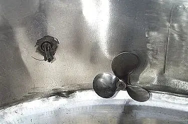 Potter &amp; Rayfield Inc. Tanque de mezcla y mezcla de carcasa única, 500 galones