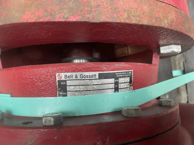 Bell & Gossett e-1531 6BD Centrifugal Pump (30 HP, 1,200 GPM Max)