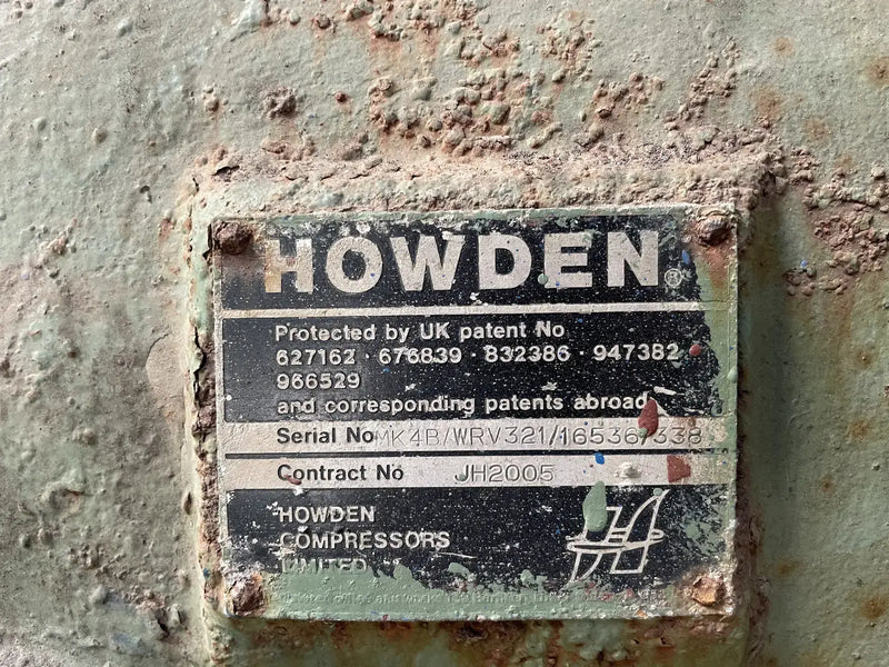Howden MK4B/WRV321/165 Rotary Bare Screw Compressor