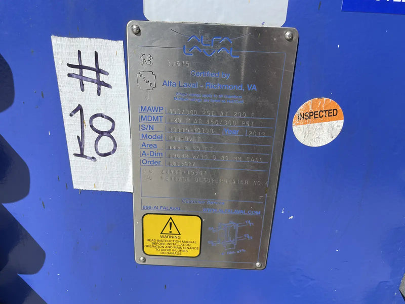 Alfa Laval M10-BWFD Plate Heat Exchanger