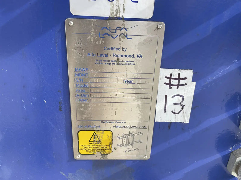 Alfa Laval M10-BWFD Plate Heat Exchanger