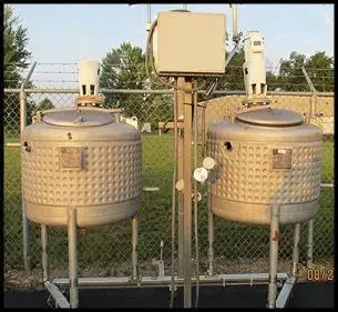 Precision Stainless, Inc. Sanitary Dimple Jacketed Mix Tanks - 100 Gallons