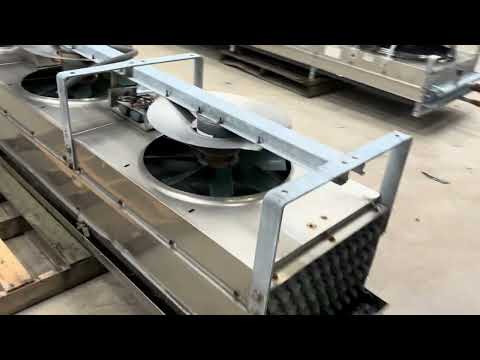 Krack BTRS-38-RTA Ammonia Evaporator Coil - 4.12 TR, 3 Fans (Low Temperature)