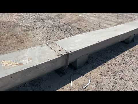 Galvanized Steel Screw Auger Conveyor - (324 in X 9 in Diameter)