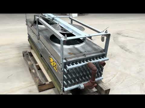 Krack BTR28-HG-RBA Ammonia Evaporator Coil - 2.75 TR, 2 Fans (Low Temperature)
