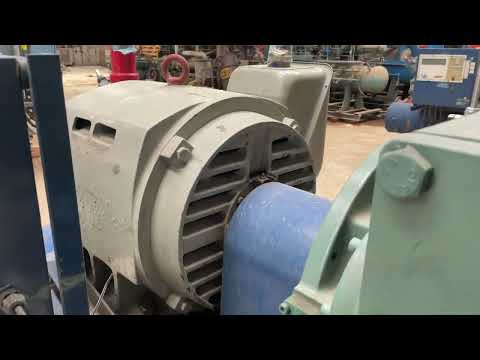 Frick RXB-50 Rotary Screw Compressor Package (Frick XJS120S, 125 HP 460 V, Micro Control Panel)