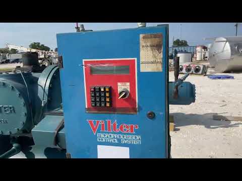 Paquete de compresor de tornillo rotativo Vilter V2A022E02RIVSSCN (Vilter V2A022E02RIVSSCN, 40 HP 230/460 V, panel de control micro)