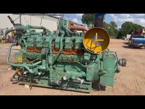 Motor industrial de gas natural CAT 3512 (780 HP)