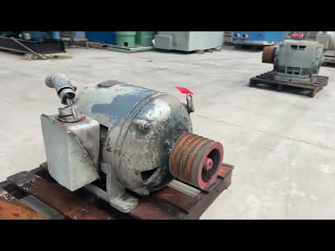 Motor eléctrico Crocker Wheeler (30 HP, 1750 RPM, 220-440 V)