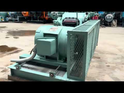 Hasegawa VML6A 6-Cylinder Reciprocating Compressor Package (100 HP 460 V, Belt Driven)