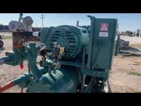 Frick RXB-50H Rotary Screw Compressor Package (Frick XJS 120S, 125 HP 230/460 V, Frick Micro Control Panel)